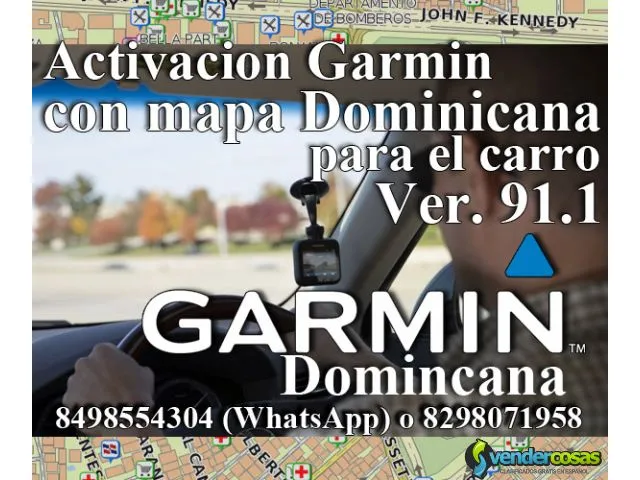 Activacion del garmin para el carro, dominicana 1