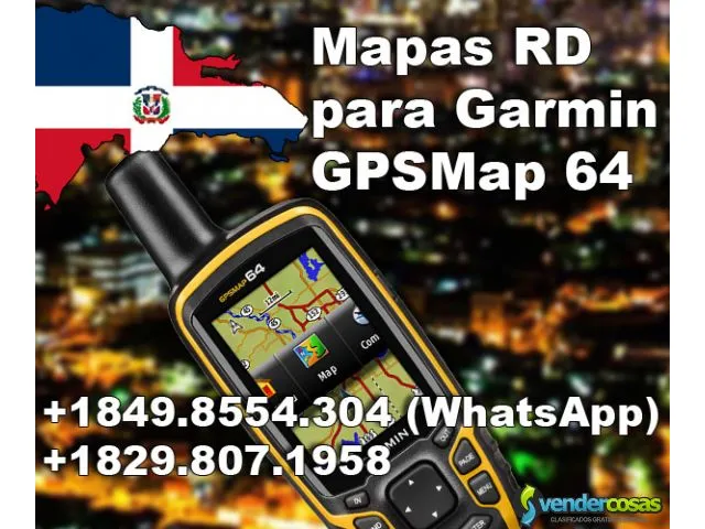 Activamos gps garmin gpsmap 64s en dominicana. 1
