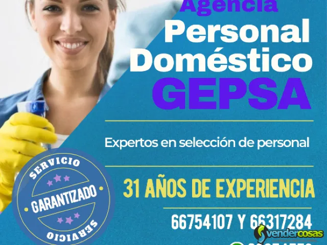 Agencia de Empleadas del Hogar GEPSA, 31 años - Guatemala - Vender Cosas_id25111-1