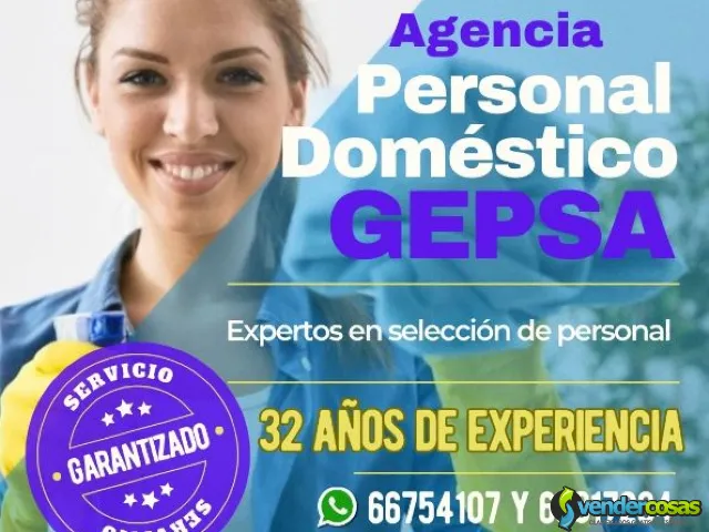 Agencia de Empleadas del Hogar GEPSA, 32 años - Ciudad Guatemala - Vender Cosas_id25300-1
