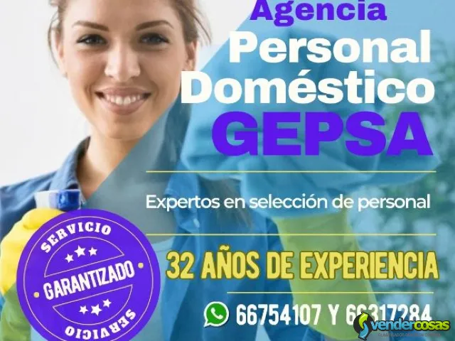 Agencia de Personal Doméstico GEPSA, 32 años - Ciudad guatemala - Vender Cosas_id25233-1