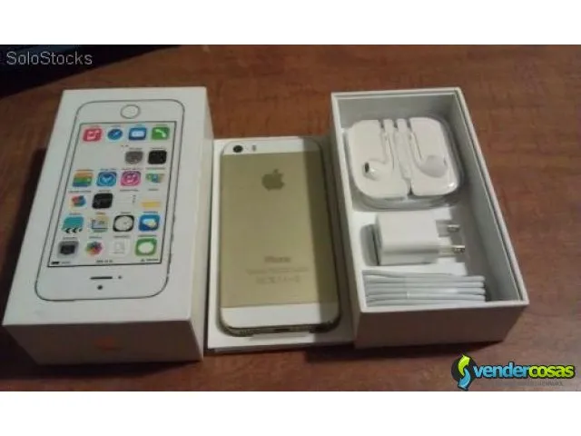 Apple iphone 5s unlocked factory  blanco y negro 2