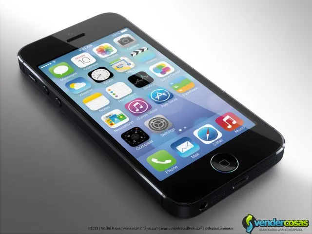 Apple iphone 5s unlocked factory  blanco y negro 5