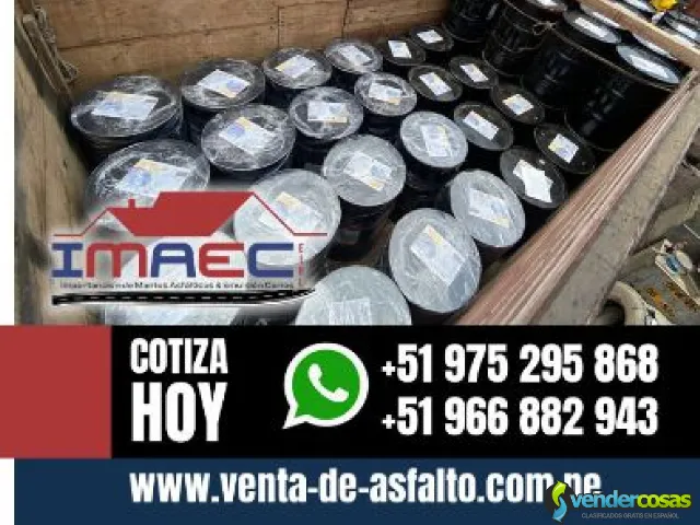 ASFALTO RC250, ASFALTO MC30, ASFALTO EN FRIO, ALQUITRAN  - Lima, Arequipa - Vender Cosas_id24880-1