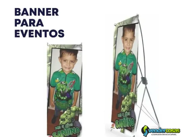 Banner Para Colgar O Porta Banner  - San Miguel, Buenos Aires - Vender Cosas_id25347-2