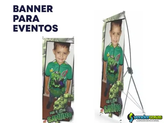 Banner Para Eventos Casamientos - San Miguel, Buenos Aires - Vender Cosas_id25325-1