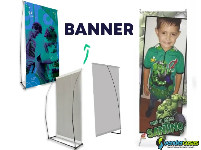 Banner Publicitario Eventos - San Miguel, Buenos Aires - Vender Cosas_id25302-1