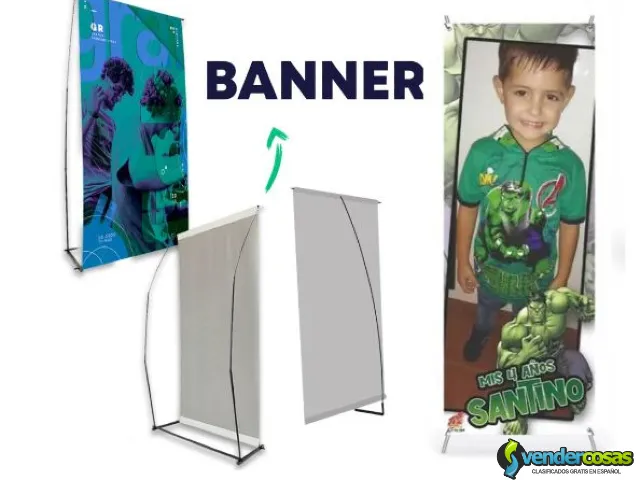 Banners Publicitarios Personalizados - San Miguel, Buenos Aires - Vender Cosas_id25924-2