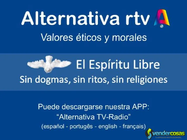  Bienvenidos a Alternativa TV -  Radio App - Barcelona - Vender Cosas_id25545-1