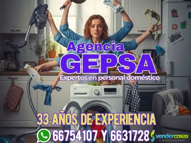 ¿Buscando ayuda con las tareas del hogar? Agencia GEPSA - Ciudad de Guatemala - Vender Cosas_id25851-1