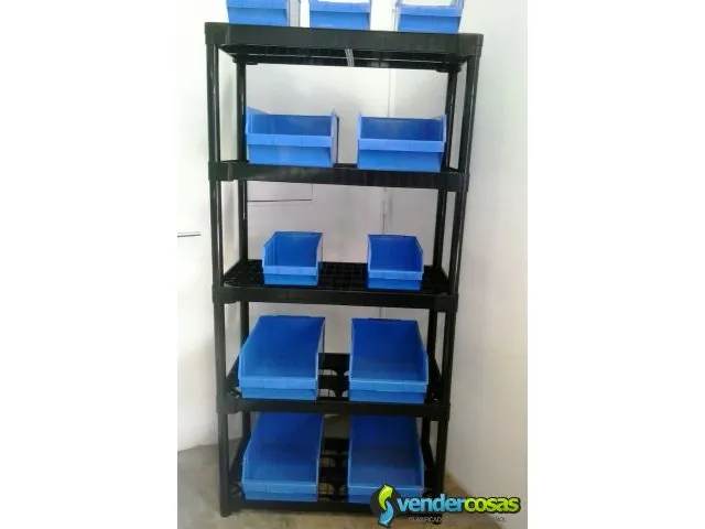 Cajas de archivo,estantes plasticos organizadores,cesta huacales,gaveteros etc. 11