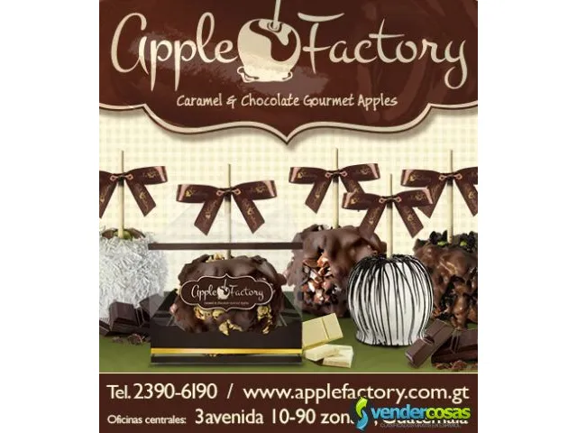 Caramel & chocolate gourmet apples 3