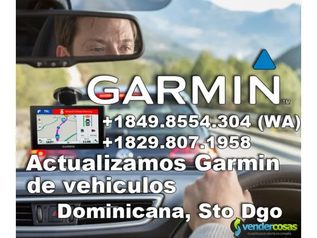 Cargamos mapas gps dominicana, garmin de vehiculos 1