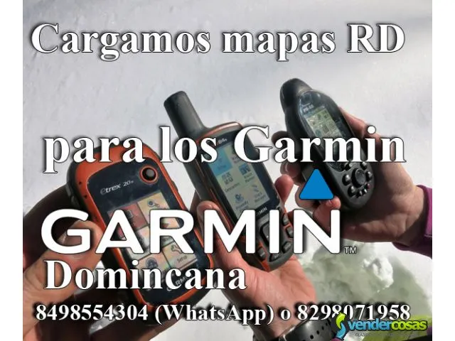 Cargar mapas dominicana dispositivos gps garmin 1