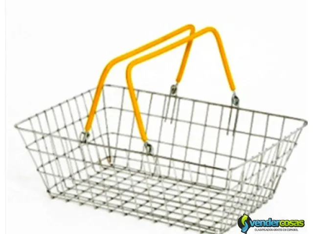 Carritos de supermercados,cestas plasticas y metalicas y estanteria en general p 4
