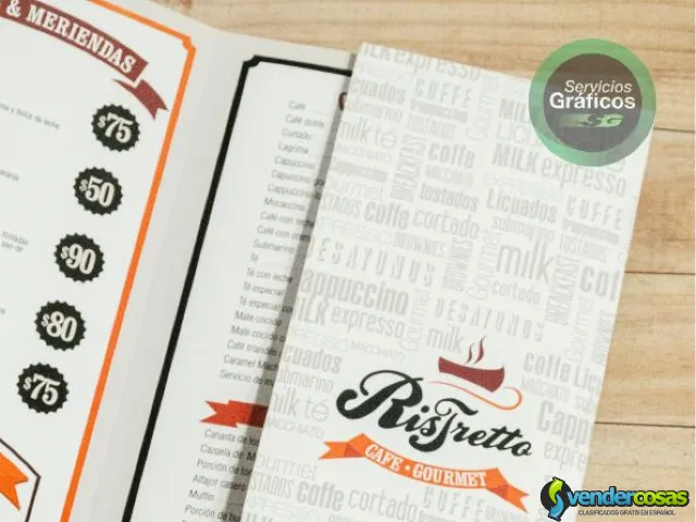 Carta Para Restaurant Menu  - San Miguel, Buenos Aires - Vender Cosas_id25326-2