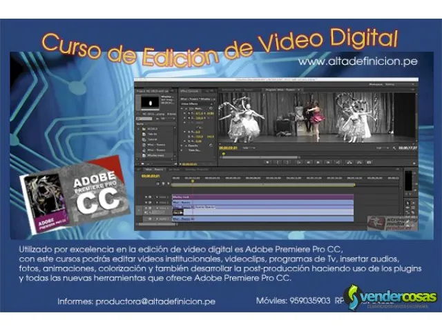Clases de edición de video con adobe premiere cc 1