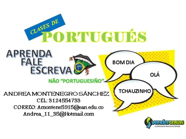 Clases de portugués 1