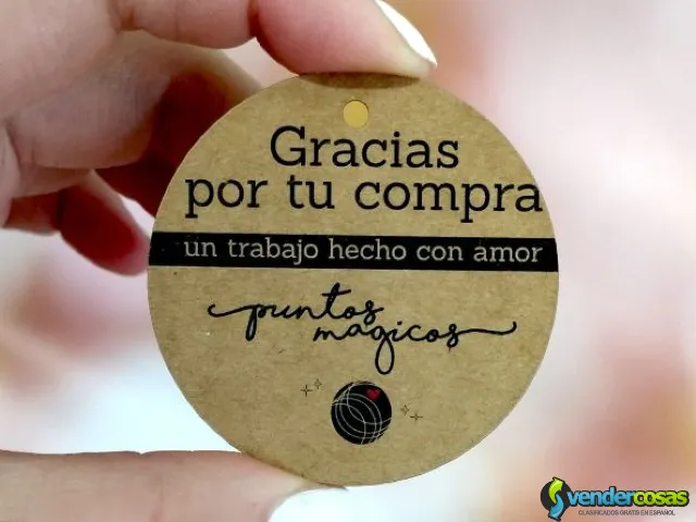 Colgantes Hang Tags En Papel Kraft  - san miguel - Vender Cosas_id25397-1