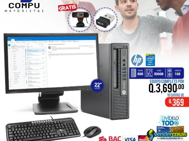 Computadoras HP Corei7, 4Ta Generacion. - Guatemala - Vender Cosas_id24734-1