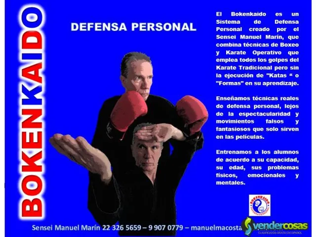 Curso de defensa personal con técnicas de boxeo y karate práctico 3