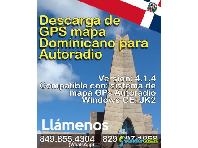 Descarga de gps mapa dominicano para autoradio 1