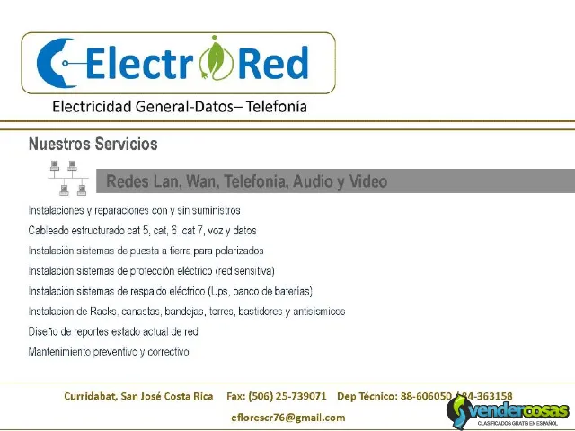 Electricistas en Costa Rica - Curridabat, San José - Vender Cosas_id24797-3
