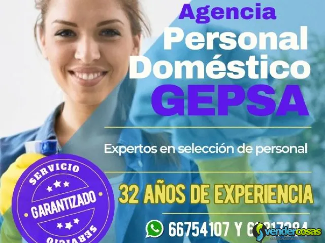 Empleadas Domésticas Garantizadas Agencia GEPSA, 32 años - Ciudad Guatemala - Vender Cosas_id25230-1