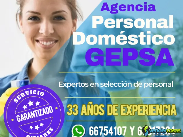 Empleadas Domésticas Garantizadas, GEPSA, 33 años - Guatemala - Vender Cosas_id25602-1