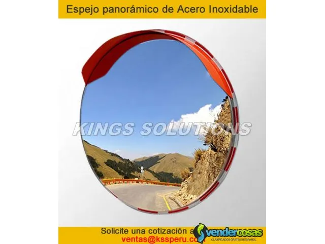 Espejos panorámicos (convexos) de acero inoxidable 1