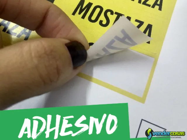 Etiquetas Adhesivas Troqueladas - San Miguel, Buenos Aires - Vender Cosas_id25276-1