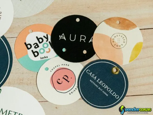 Etiquetas Colgantes Personalizadas para Ropa  - San Miguel, Buenos Aires - Vender Cosas_id25498-2
