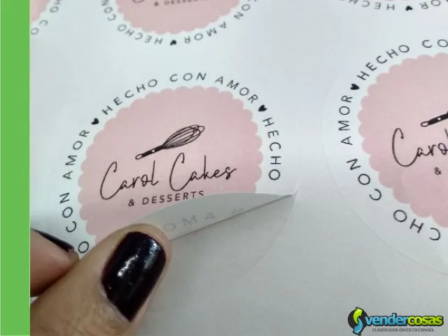 Etiquetas En Papel Autoahdesivos - San Miguel, Buenos Aires - Vender Cosas_id25986-3
