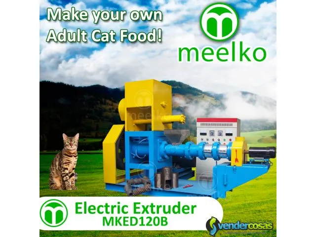Extrusora para alimentos de gatos 500-600kg/h 55kw 1