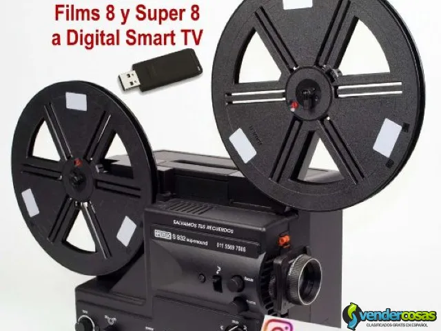 Films 8 y Super 8mm Digital a Smart TV - CAPITAL FEDERAL - Vender Cosas_id25003-1