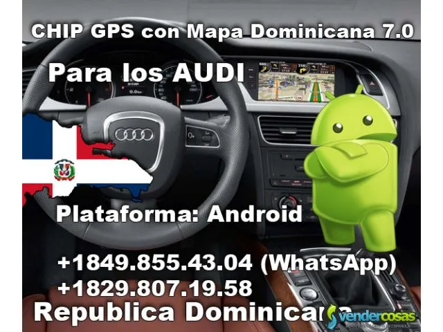 Gps mapa dominicano en chip gps para el autoradio  1