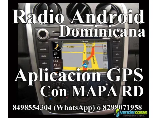 Gps radio android en dominicana, actualizacion del 1