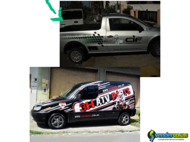 Grafica Para Vehiculos - San Miguel, Buenos Aires - Vender Cosas_id25281-1
