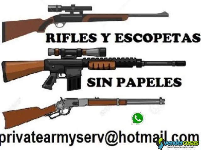 Guns largas sin papeles - Mexico Libre, Tamaulipas - Vender Cosas_id24815-1