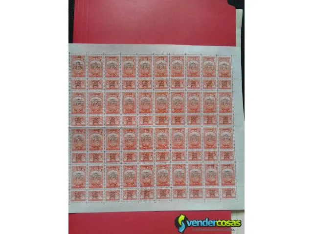  hojas  papel sellado 1983-1987 y timbres fiscales 2