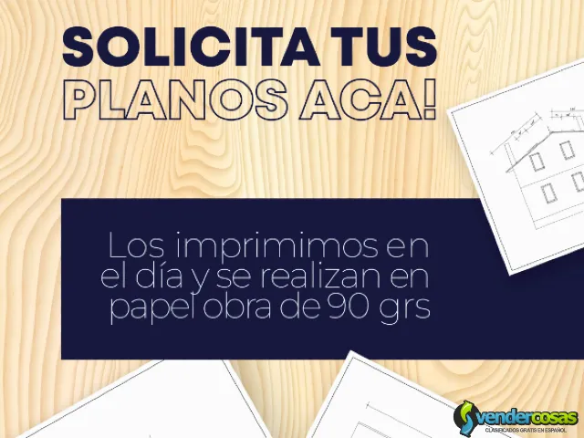 Impresion De Planos En El Dia  - San Miguel, Buenos Aires - Vender Cosas_id25258-2
