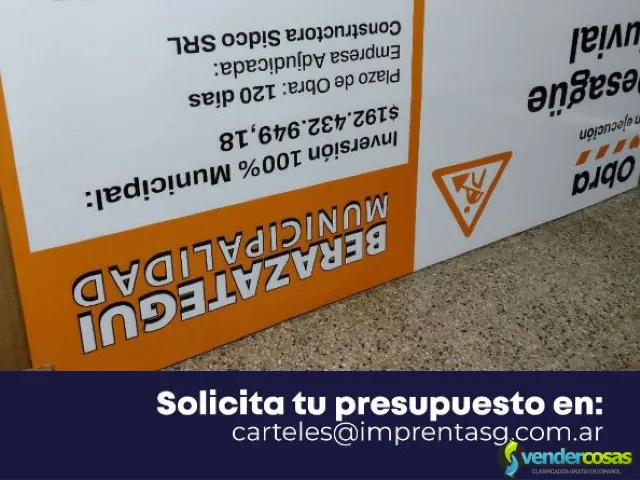 Impresion Gigantografia De Lona  - San Miguel, Buenos Aires - Vender Cosas_id25341-2