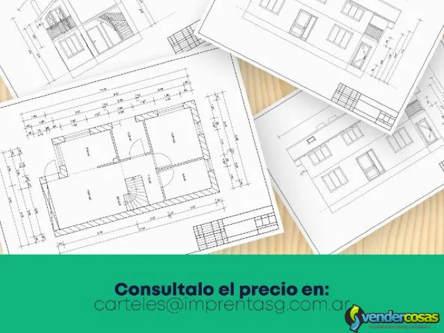 Impresion Planos Arquitectonicos  - San Miguel, Buenos Aires - Vender Cosas_id25322-1
