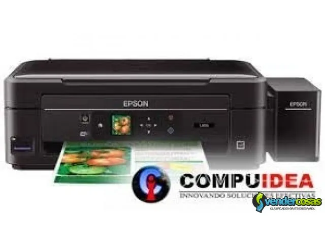 Impresora copiadora escaner epson l455 con sistema 3