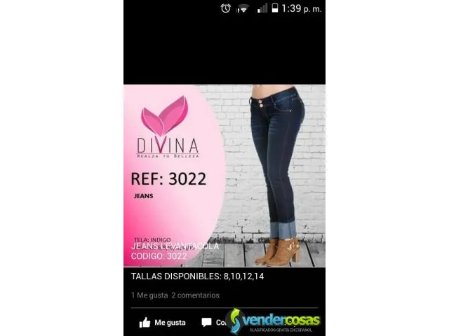 Jeans colombianos divina 6