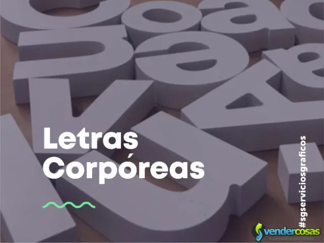 Letras Corporeas Para Carteleria - San Miguel, Buenos Aires - Vender Cosas_id25987-1