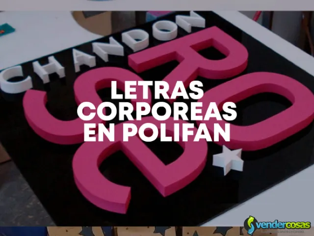 Letras Corporeas Para Carteles - san miguel  - Vender Cosas_id25285-1