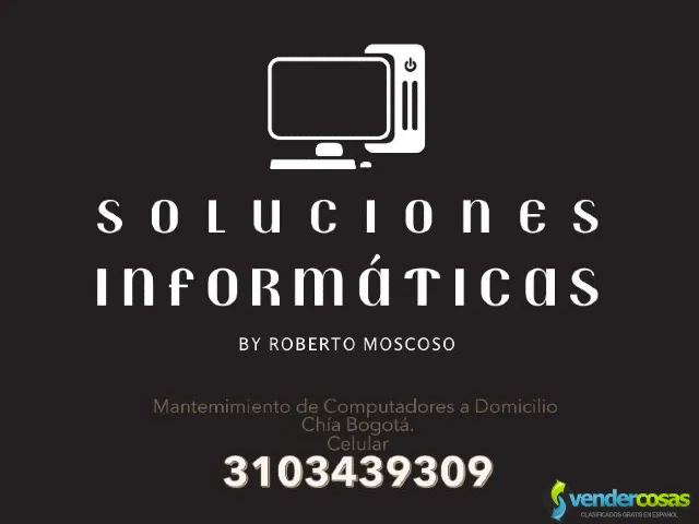 MANTENIMIENTO COMPUTADORES DOMICILIO CHIA BOGOTA - Chia, Cundinamarca - Vender Cosas_id25661-1