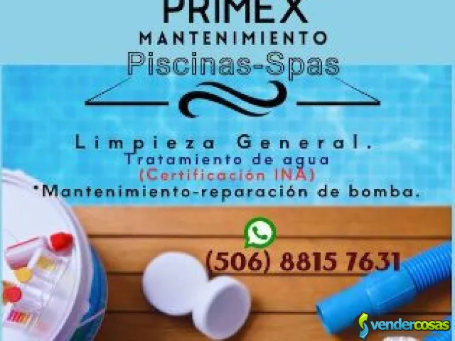 MANTENIMIENTO DE SPA Y PISCINAS en Costa Rica - Escazú, San José - Vender Cosas_id26035-1