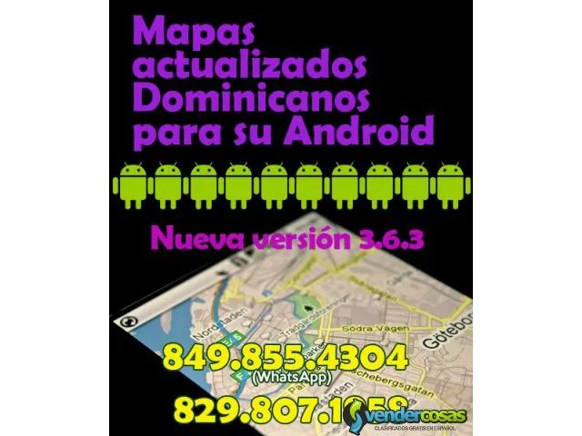 Mapas actualizados dominicanos para su android 1